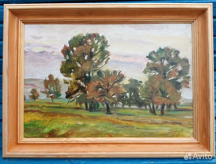 Картина пейзаж художник Пирогова Нинель 1929г.р