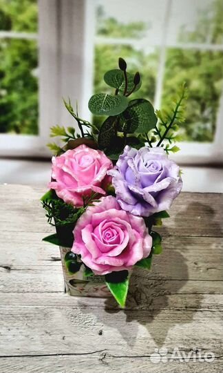 Букет из мыла