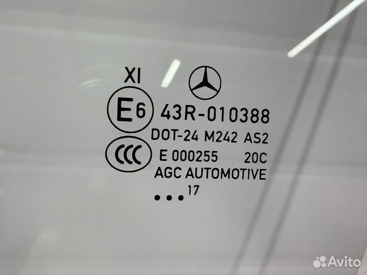 Стекло левой двери двойное Mercedes S coupe C217