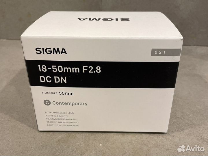 Sigma 18-50mm F2.8 DC DN Contemporary Новые
