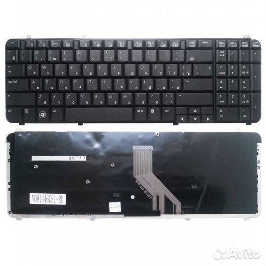 Клавиатура для ноутб. HP dv6-1000. Отп. в регионы