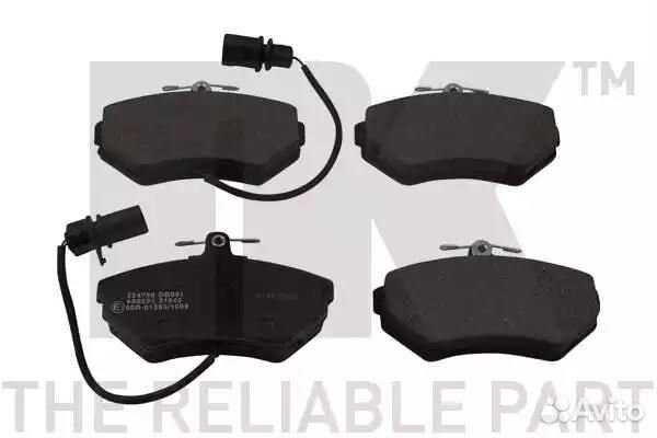 Колодки тормозные дисковые перед