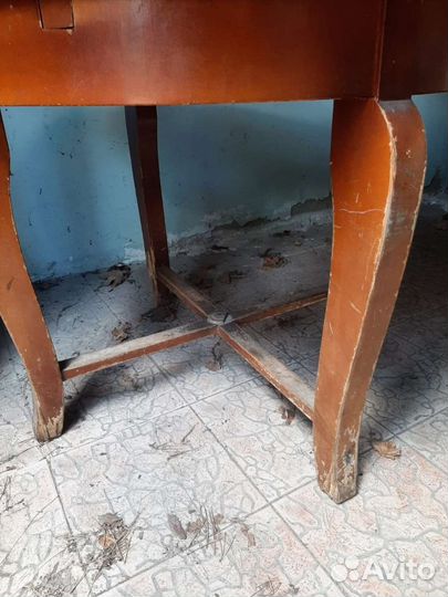 Старинный Стол круглый раздвижной винтаж СССР