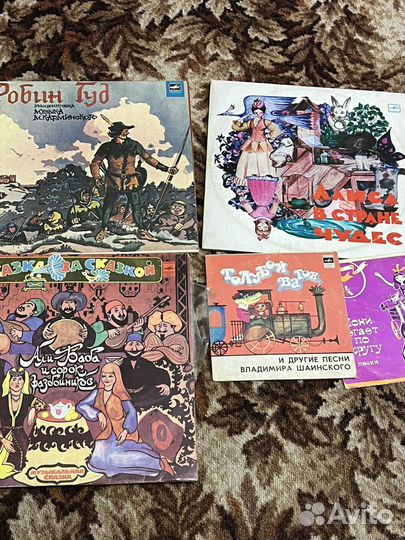 Грампластинки детские