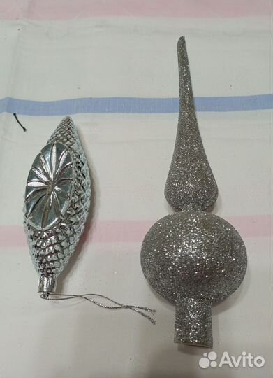 Елочные игрушки. СССР. Пластик