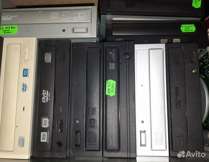 Приводы dvdrw dvdrom SATA IDE для компьютера много