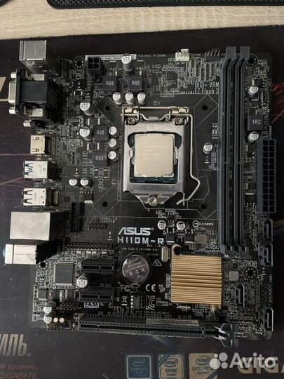 Материнка + проц