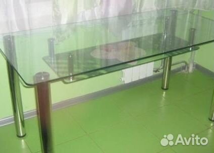 Черное стекло на стол