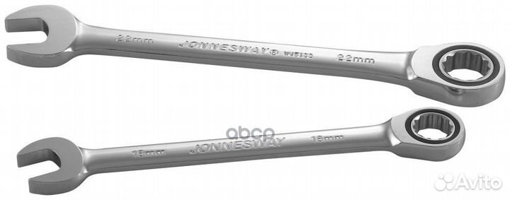 W45124 ключ гаечный комбинированный трещоточны