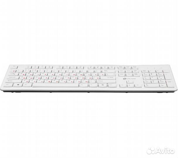 Клавиатура Оклик 505M, белый