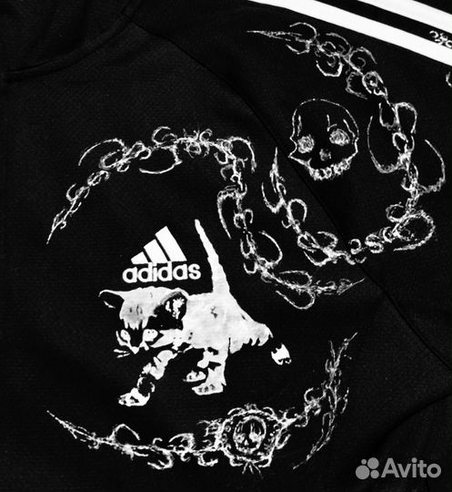 Adidas costum на заказ affliction balenciaga triba