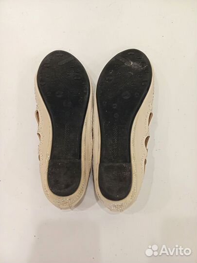 Балетки ажурные с блёстками 39 размер