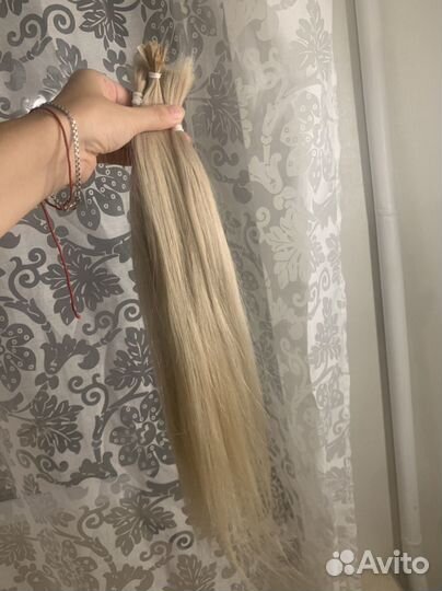 Волосы для наращивания блонд