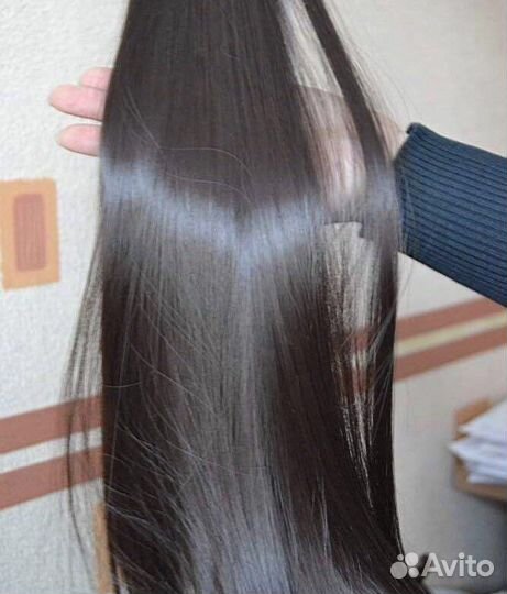 Волосы для наращивания чёрный