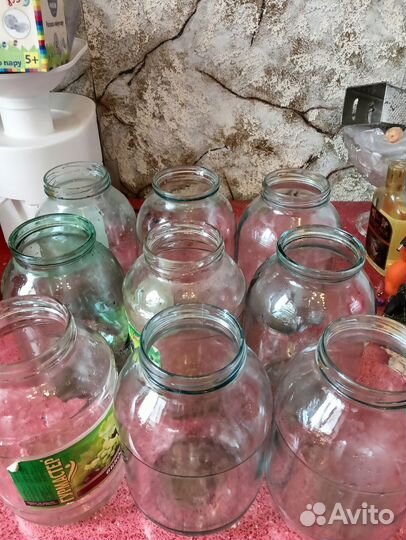 Банки 2л и 3 л, из под кофе 190г, банки 500 мл