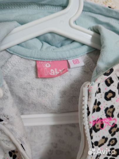 Кофта на молнии для девочки