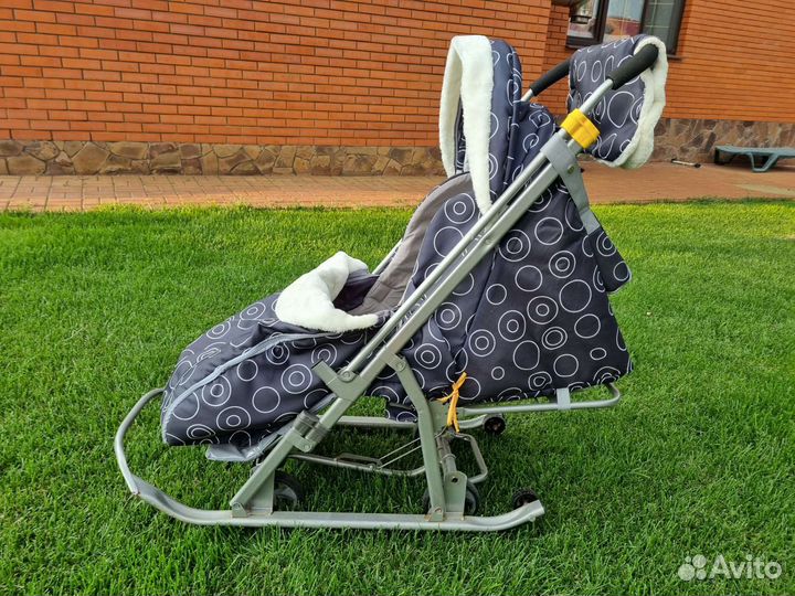 Детские санки коляска