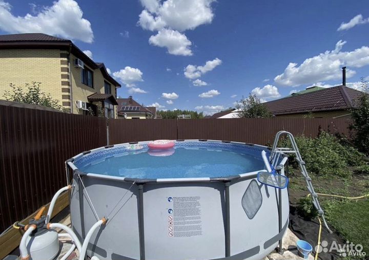 Каркасный бассейн новый