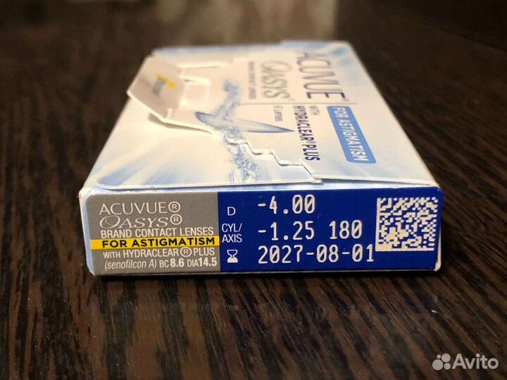 Линзы контактные acuvue oasys