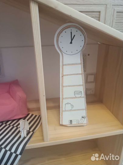 Кукольный домик IKEA флисат с мебелью