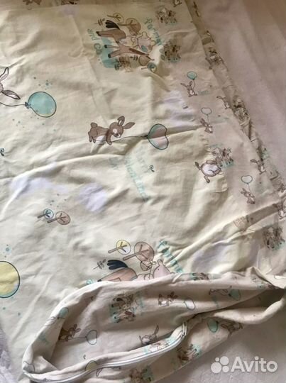 Бортики и комплект постельного белья