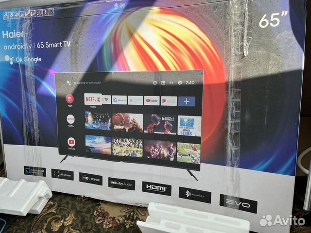 Телевизор Haier 65 smart tv объявление продам