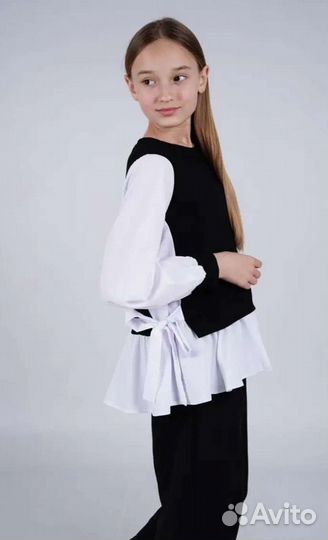 Блузка нарядная школьная