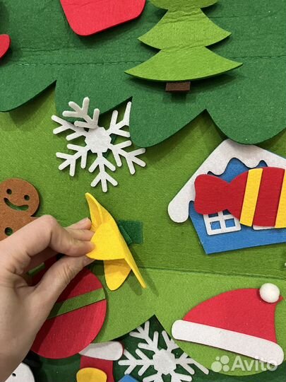 Елка из фетра