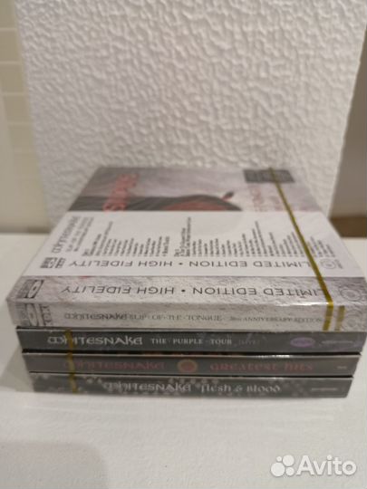 Whitesnake 4 издания дигипак 8CD новые Blue-spec