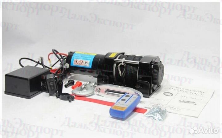 Лебедка электрическая 12V Electric Winch 3500lbs