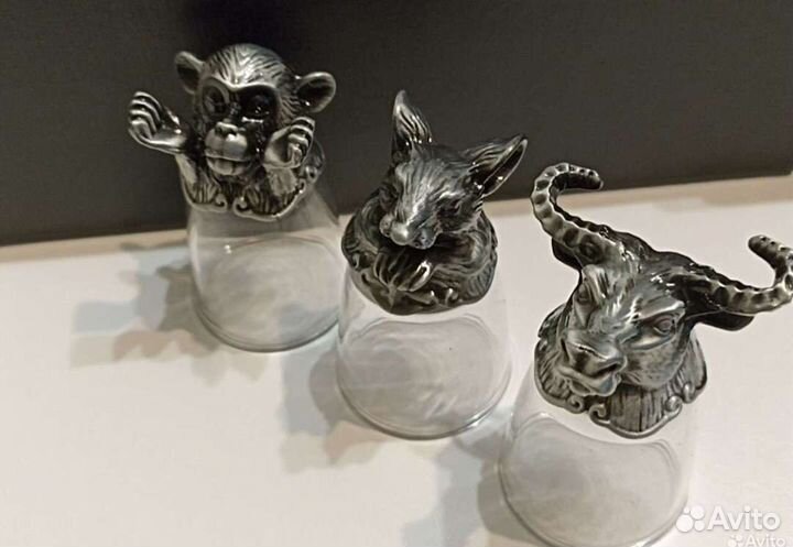 Рюмки-перевертыши 12шт