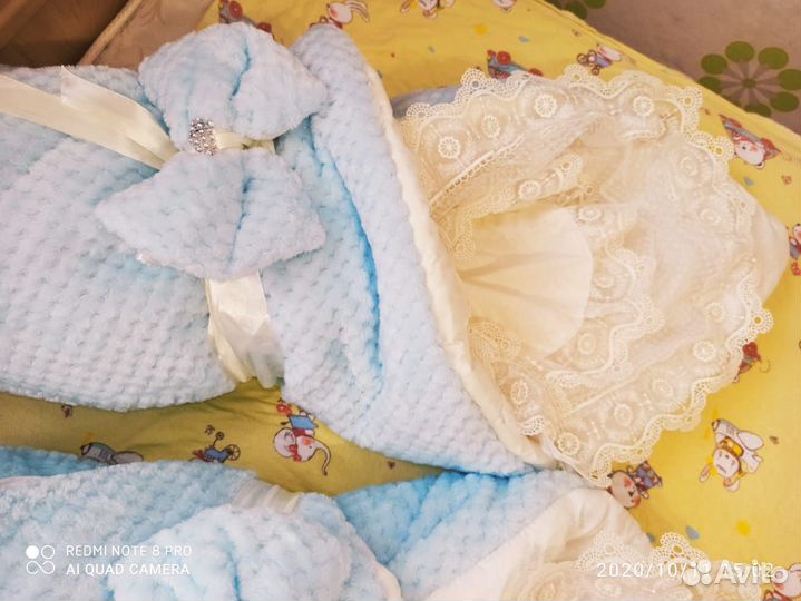 Детские конветики для новорожденных на выписку