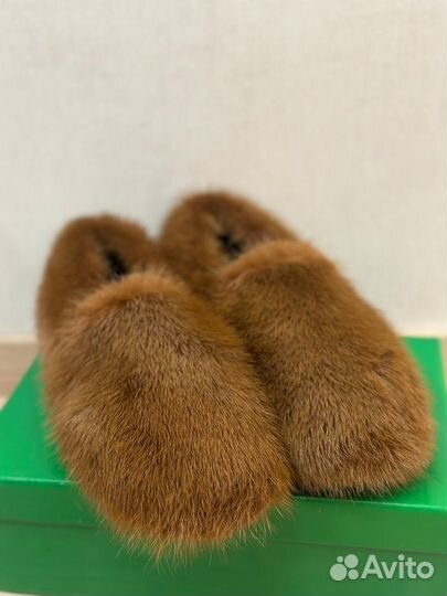 Лоферы норковые 38 новые
