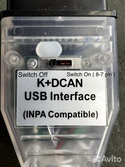 Кабель bmw inpa k dcan и enet кабель