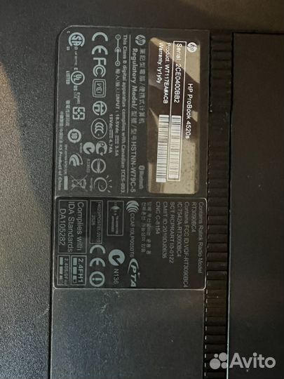 Ноутбук hp 4520s