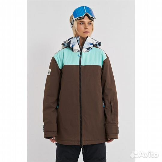 M (48 RU) Куртка cool zone yeti принт гора/аквамар