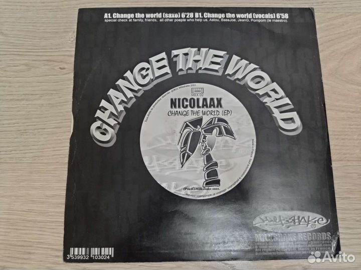 Пластинка Nicolaax - Change the world