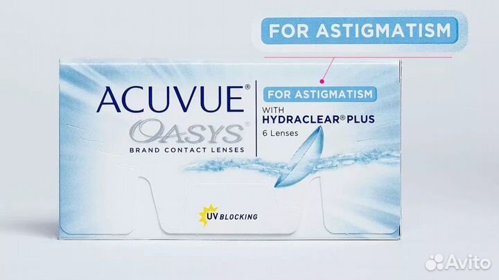 Контактные линзы Acuvue Oasys for Astigmatism