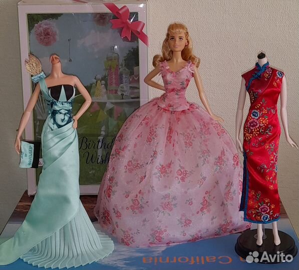 Кукла Барби платье аутфит голова