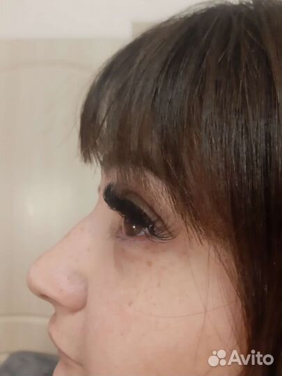 Наращивание ресниц на дому