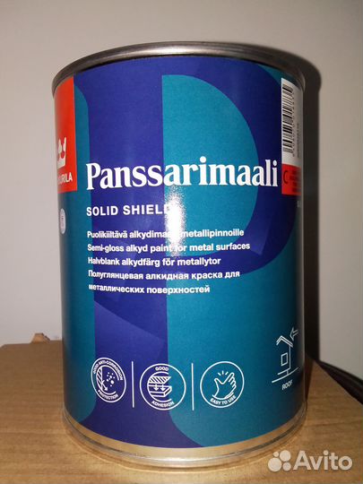 Краска для крыш Tikkurila Panssarimaali 2,7л