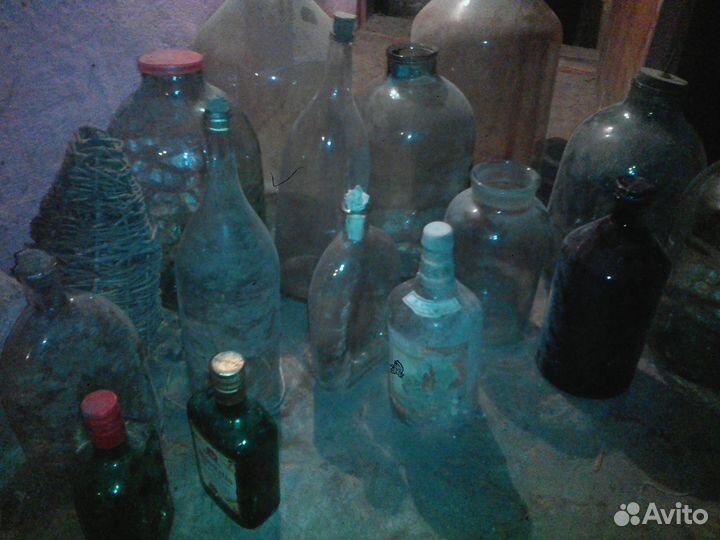 Банки бутылки бутыли штофы 0.25-50 литра