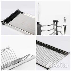 Сушилка для посуды на кухню. Нержавеющая сталь