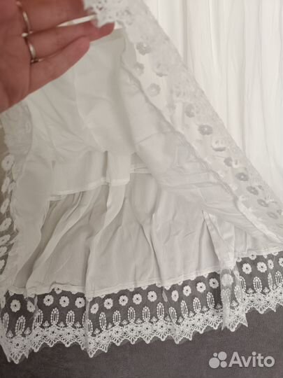 Белое платье большого размера