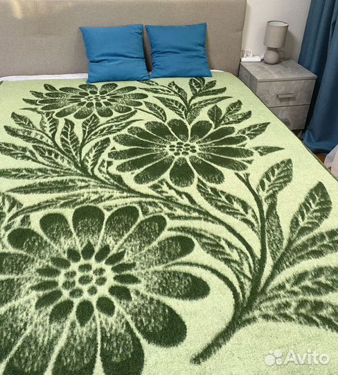 Одеяло шерстяное СССР 1,5 - спальное