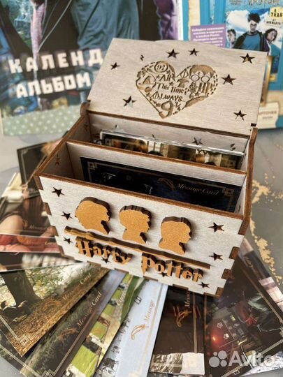 Шкатулка для карточек Гарри Поттер Наклейки Panini