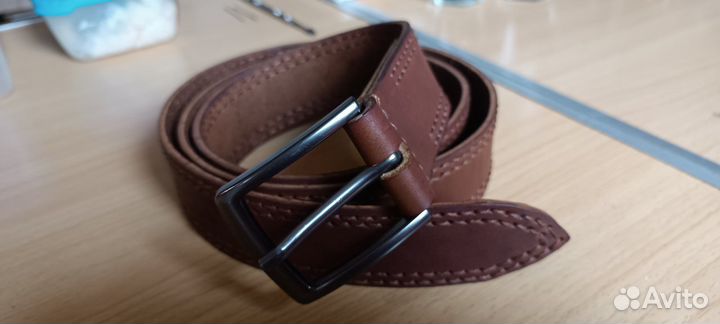 Мужской кожаный ремень ручной работы