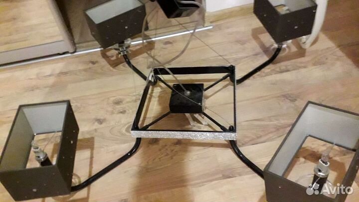 Люстра со стразами и два бра