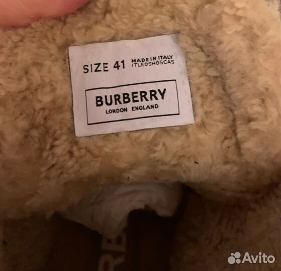 Ботинки burberry оригинал