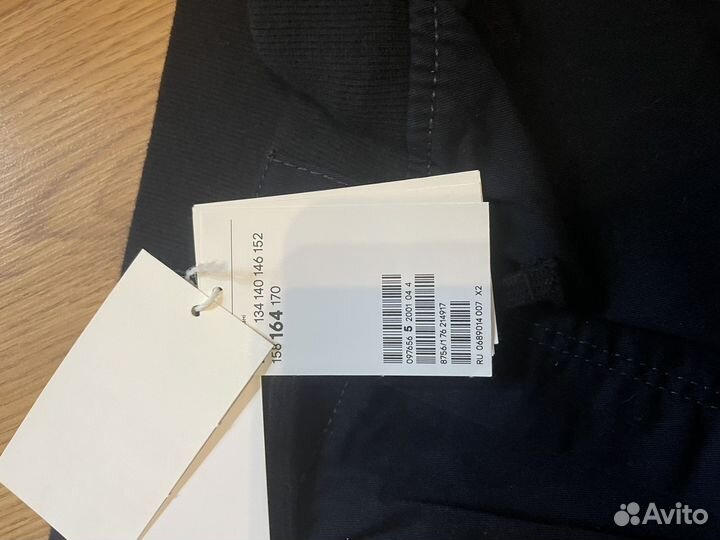 Джоггеры H&M р.164 синие новые